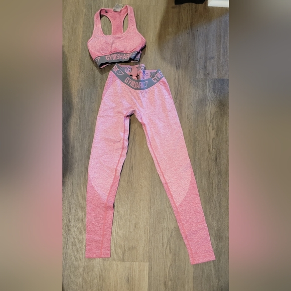 Gymshark Pants - Gymshark Vibrant Pink Activewear Set